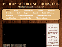 Tablet Screenshot of bedlans.com